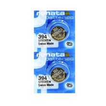 Load image into Gallery viewer, Renata 394 / SR936SW Watch Batteries (2 Pack)