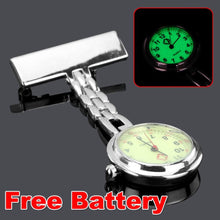 Load image into Gallery viewer, Nurse Watch Brooch Luminous Pocket - Unbranded