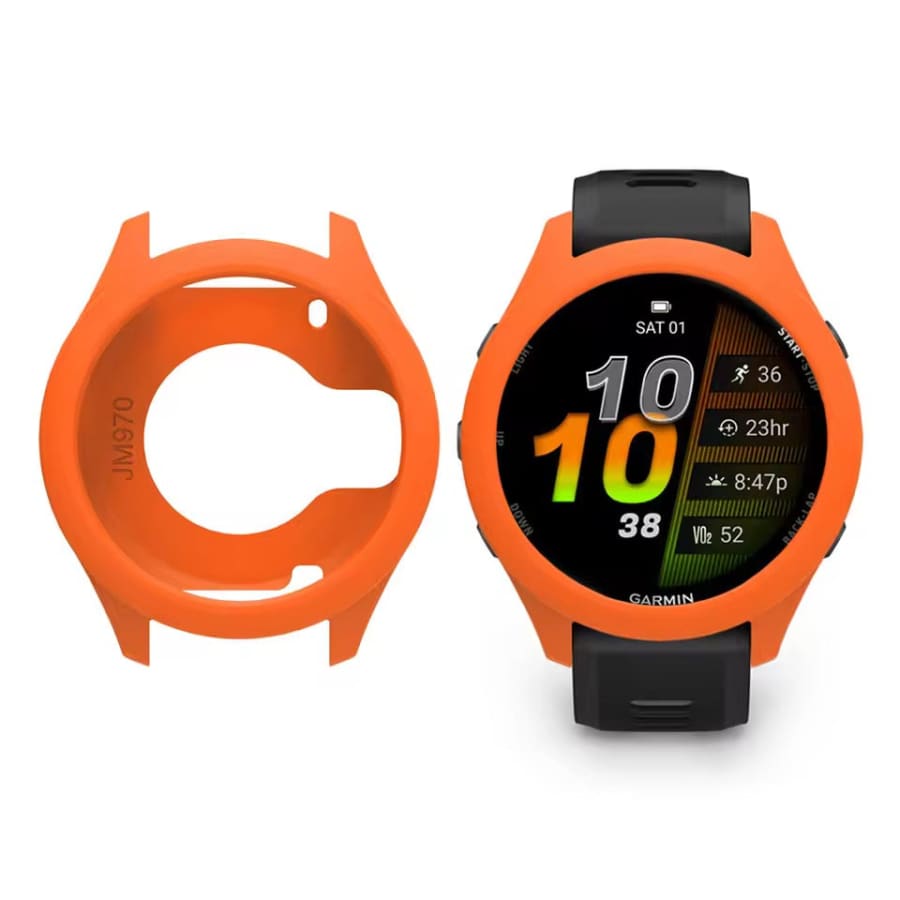 Garmin Forerunner 970 - Protective Case (Orange) - Watch
