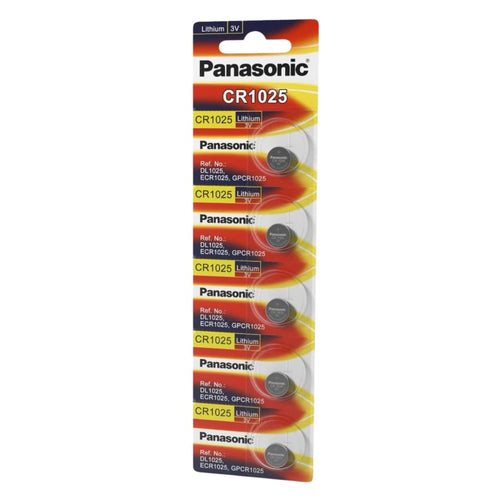 Panasonic CR1025 Watch Batteries (5 Pack) - Batteries