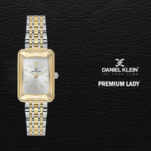 Load image into Gallery viewer, Daniel Klein Premium Rectangular Two Tone Watch
