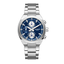 Load image into Gallery viewer, Lee Cooper Rodrigue Multifunction Blue Dial Silver Watch
