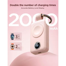 Load image into Gallery viewer, JOYROOM 2000mAh Wireless Charger For Apple Watch Pink
