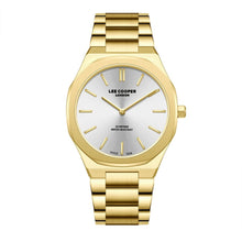 Load image into Gallery viewer, Lee Cooper Classic Silver Dial Gold Watch - LC08275.130
