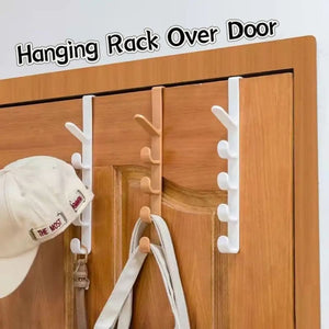 5 Hook Over Door Hangar Rack