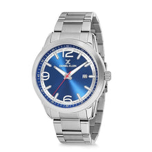 Load image into Gallery viewer, Daniel Klein Premium Date Window Blue Dial Silver Watch
