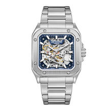 Load image into Gallery viewer, Lee Cooper Edward Automatic Square Case Blue Dial Silver

