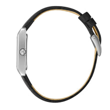 Load image into Gallery viewer, Lee Cooper Square Case Blue Dial Black Genuine Leather
