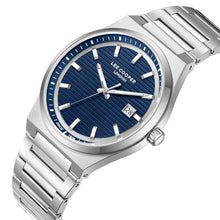 Load image into Gallery viewer, Lee Cooper Daily Driver Date Window Blue Dial Silver Watch
