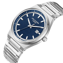 Load image into Gallery viewer, Lee Cooper Daily Driver Date Window Blue Dial Silver Watch
