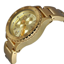 Load image into Gallery viewer, Nixon 42-20 Chrono Champagne Dial Gold Tone Men’s Watch
