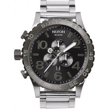Load image into Gallery viewer, Nixon 51-30 Chrono Silver Gunmetal Men’s Watch A083-1762
