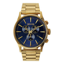 Load image into Gallery viewer, Nixon Sentry Chronograph Blue Sunray Dial Men’s Watch
