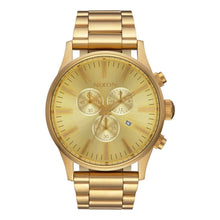 Load image into Gallery viewer, Nixon Sentry Chrono Gold Men’s Watch A386-502 - Watch
