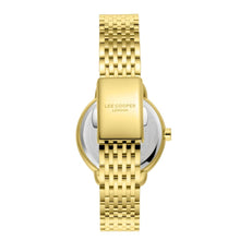 Load image into Gallery viewer, Lee Cooper Elegance Silver Dial Gold Watch - LC08287.130
