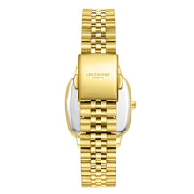 Load image into Gallery viewer, Lee Cooper April Square Case Date Window Silver Dial Gold
