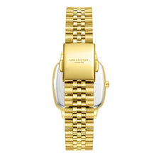 Load image into Gallery viewer, Lee Cooper April Square Case Date Window Silver Dial Gold
