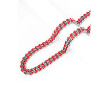 Load image into Gallery viewer, Big Daddy 13MM Enamel Red Steel Cuban Chain - Chain

