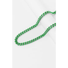 Load image into Gallery viewer, Big Daddy 9MM Enamel Green Steel Cuban Chain - Chain
