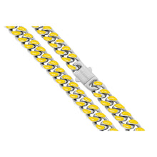 Load image into Gallery viewer, Big Daddy 9MM Enamel Yellow Steel Cuban Chain - Chain
