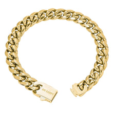 Load image into Gallery viewer, Big Daddy 12MM Cuban Link 18K Gold Bracelet - Bracelet

