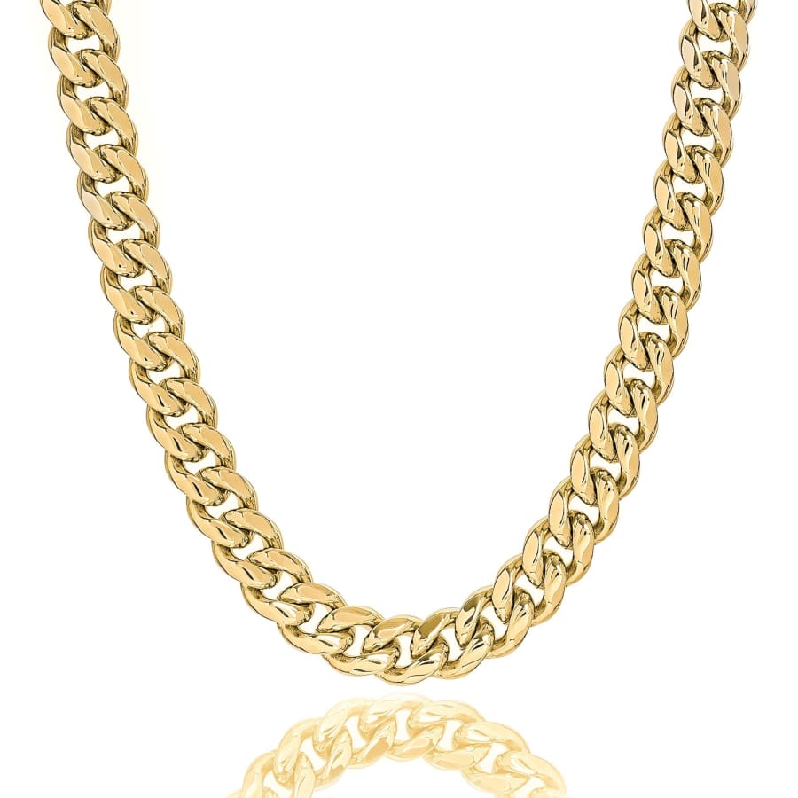 Big Daddy 8MM Cuban Link 18K Gold Chain - Chain