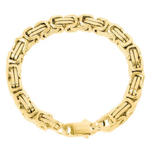 Load image into Gallery viewer, Big Daddy 8MM Byzantine 2.0 Link 18K Gold Bracelet

