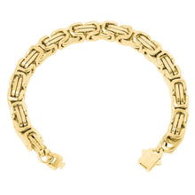 Load image into Gallery viewer, Big Daddy 8MM Byzantine 2.0 Link 18K Gold Bracelet
