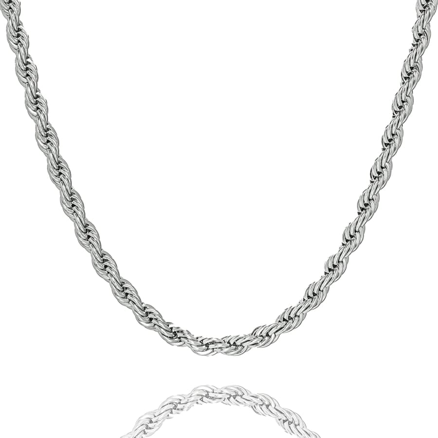 Big Daddy 6MM Silver Steel Rope Chain - Chain