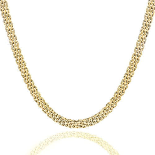 Big Daddy 6MM Gold Flat Herringbone Chain - Chain
