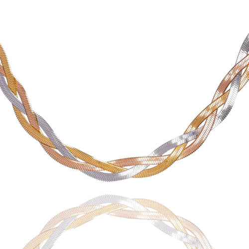 Big Daddy 8MM Two-Tone Flat Herringbone Chain - Chain