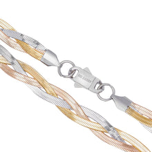 Load image into Gallery viewer, Big Daddy 8MM Two-Tone Flat Herringbone Chain - Chain
