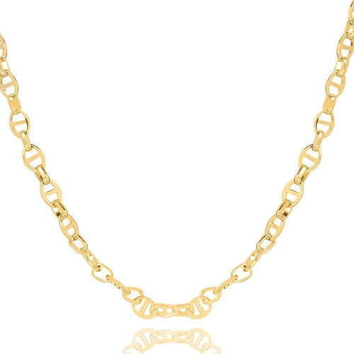 Big Daddy 8MM Gold Mariner Link Chain - Chain