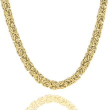Load image into Gallery viewer, Big Daddy 8MM Byzantine Link Gold Chain - Chain
