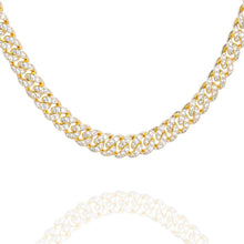 Load image into Gallery viewer, Big Daddy 8MM Iced Out Gold Cuban Link Chain - Chain
