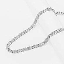 Load image into Gallery viewer, Big Daddy 8MM Iced Out Silver Cuban Link Chain - Chain

