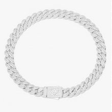 Load image into Gallery viewer, Big Daddy 8MM Cuban Link Rhodium Iced Out Bracelet
