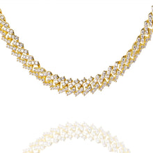 Load image into Gallery viewer, Big Daddy 9MM Diamond Prong Gold Cuban Link Chain - Chain

