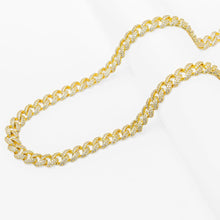 Load image into Gallery viewer, Big Daddy 9MM Diamond Curb Cuban Gold Chain - Chain
