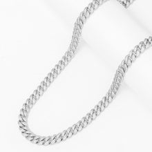 Load image into Gallery viewer, Big Daddy 10MM Iced Out Miami Cuban Link Silver Chain
