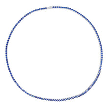 Load image into Gallery viewer, Big Daddy 4MM Silver Blue Tennis Chain - Chain
