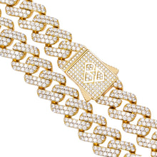 Load image into Gallery viewer, Big Daddy 12MM Gold Diamond Figaro Chain - Chain
