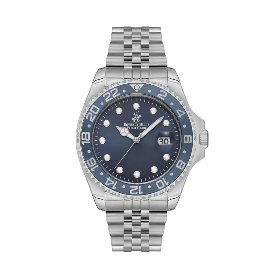 BEVERLY HILLS POLO CLUB Men’s Analog Dark Blue Dial Watch –