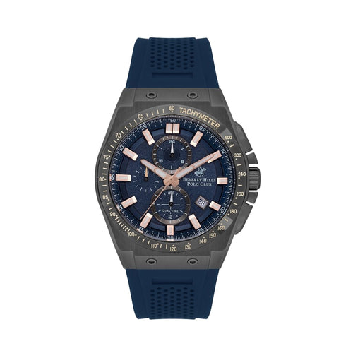 BEVERLY HILLS POLO CLUB Men’s Multi-Function Dark Blue Dial
