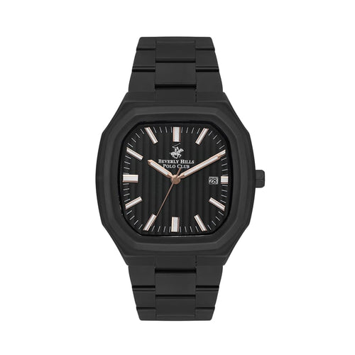 BEVERLY HILLS POLO CLUB Men’s Analog Black Dial Watch –