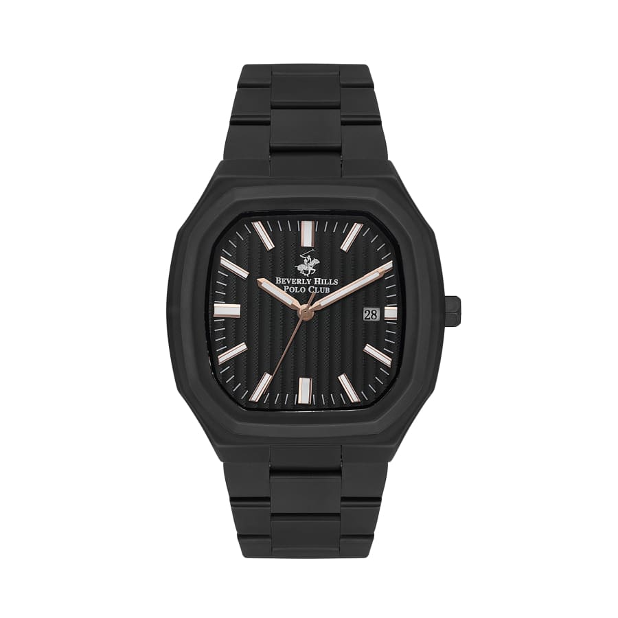 BEVERLY HILLS POLO CLUB Men’s Analog Black Dial Watch –