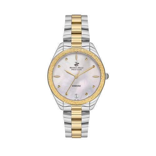 BEVERLY HILLS POLO CLUB Women’s Two Tone Diamond Watch –