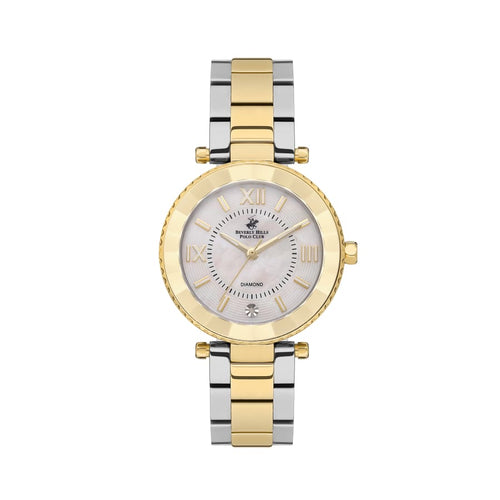 BEVERLY HILLS POLO CLUB Women’s Stainless Diamond Watch –
