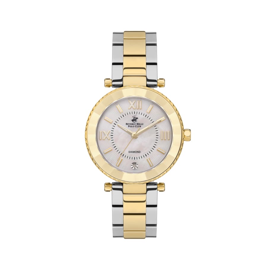 BEVERLY HILLS POLO CLUB Women’s Stainless Diamond Watch –