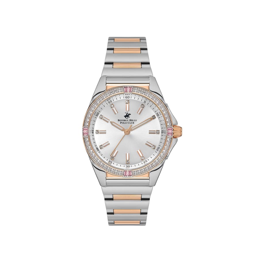 BEVERLY HILLS POLO CLUB Women’s Stainless Steel Quartz